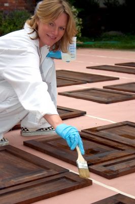 Cabinet Staining - Painting San Marino, California